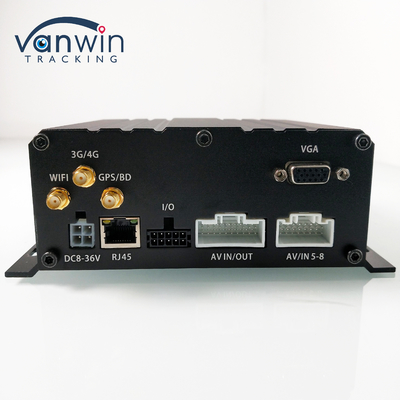 8-Kanal-Festplatte SD-Karte Mobil DVR H.264 Car MDVR für die Überwachung der Fahrzeugsicherheit