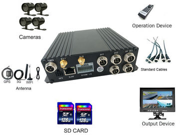 Auto 4CH Sd 4G digitale Überwachung des Systems 24/7 des Taxivideorecorders MDVR mit WIFI-Router
