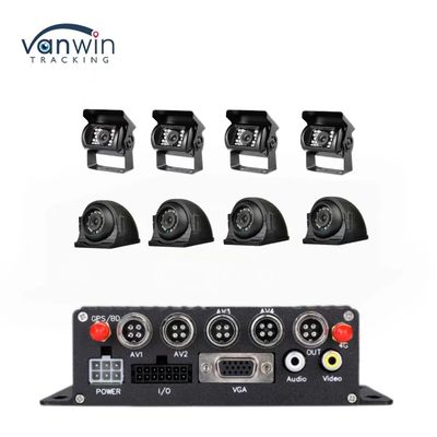 8CH 1080P H.265 HD GPS-Fahrzeug-Mobil-DVR-Recorder mit 12V 2.5A und 5V 2A Ausgang