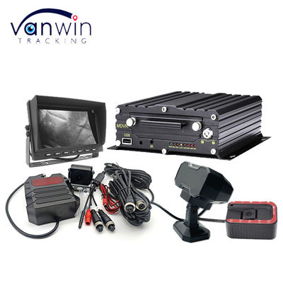 4CH 1080P SD MDVR Echtzeitüberwachung und -verfolgung 4G AI ADAS DMS Mobile DVR für Bus und Lastwagen CCTV-System