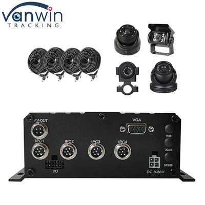 HD 1080P H.264 4 Kanal Mobil DVR GPS WIFI Fahrzeug Bus Auto Recorder