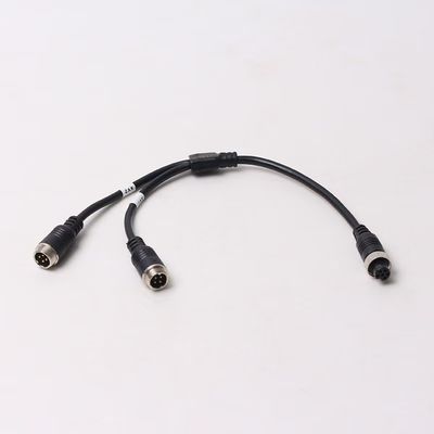 Luftfahrt-Adapter-Kabel verdoppeln 4 Pin-Mann zu 6 Pin-Buchse für 2 Kameras
