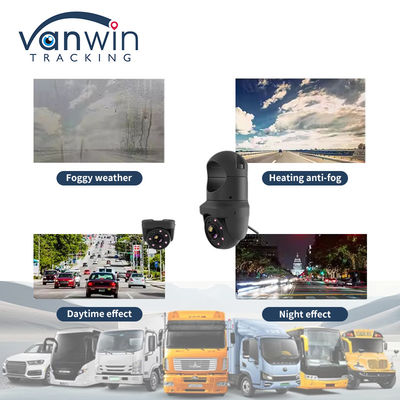 Mini AHD 6 IR Lichter IP69K Wasserdichte Autokupel Kamera für Lkw Bus mit Nachtüberwachung
