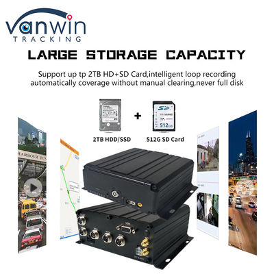 8 Kanal 1080P AHD Mobile DVR Fahrzeug CCTV MDVR 2TB HDD für Lkw Taxi Bus