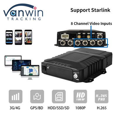 4G Starlink 1080P AHD 8 Kanäle Autos CCTV MDVR GPS 4G WIFI Kamera System Mobil DVR