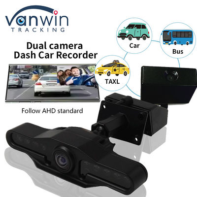 2 Kameras Objektiv 2,9 Zoll AHD Dash Cam Recorder mit Super Wide Angle Dual Lens Video Recorder