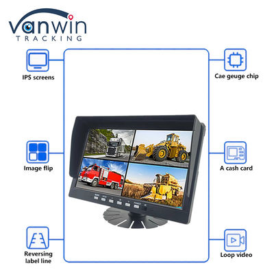 10.1 Zoll IPS Security TFT Car Monitor HD 1080P Display für Lkw Bus Fahrzeugkamera