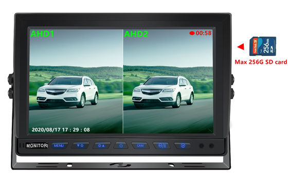10.1 Zoll AHD Quadripationsmonitor Bordmonitor Bildschirm