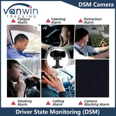 DMS 4G GPS Full HD Überwachung Lastwagen Müdigkeit Kamera Schlafschutz Material Fahrer
