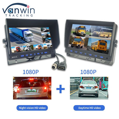 10.1-Zoll-AHD-Autobildschirm 8CH MDVR-Kamera 1080P Farb-TFT-Autoüberwachungssysteme