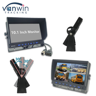 10.1-Zoll-AHD-Autobildschirm 8CH MDVR-Kamera 1080P Farb-TFT-Autoüberwachungssysteme