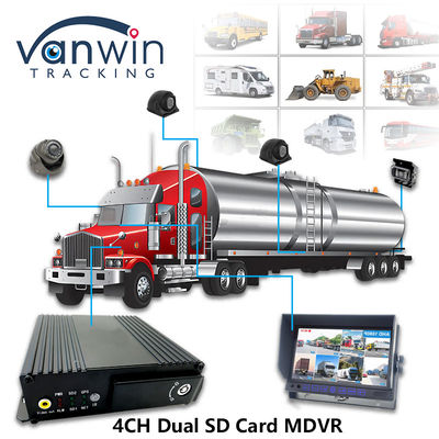 MAX 512 GB Dual SD-Karte Speicher 4CH Mobile DVR mit 4G GPS 1080P Full HD SD-Karte Mdvr