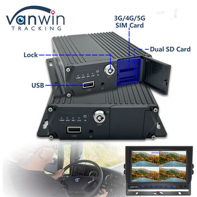Mini-Größe Add Msata SSD unterstützt 4CH Mobile DVR 4G Fahrzeug GPS Tracking MDVR