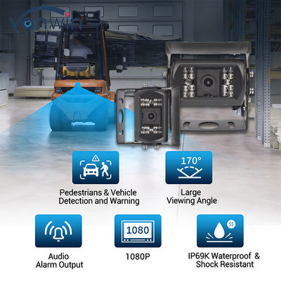 IP69 AHD 170° Weitwinkel-Auto-Kamera Fahrzeugsicherheit CCTV-Kamera für mobile Video-Lösungen