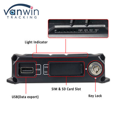 H.264 4CH HD 1080P Mobile DVR 4G GPS WIFI SD-Karte MINI MDVR für die Videoüberwachung von Autos