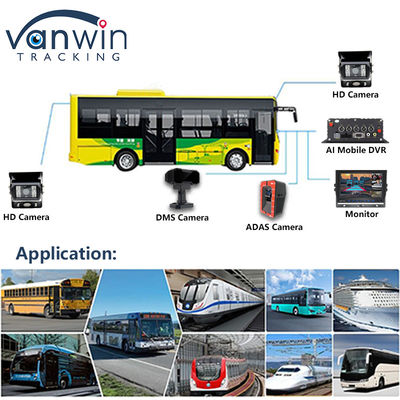4CH 5G CMSV6 System KI Mobile DVR mit GPS ADAS BSD DMS H.265 MDVR für das Auto CCTV Monitor