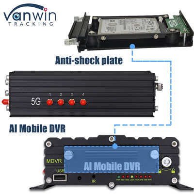 8CH AI ADAS DMS BSD Mobile DVR HDD MDVR 2TB Unterstützung Fahrzeug-Tracking-Plattform Fahrzeug-DVR