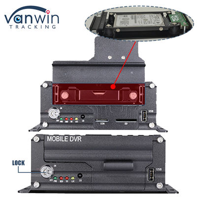 H.265 4CH 1080P HDD Mobil DVR Fahrzeug CCTV Video-Recorder Kit Kamera-System MDVR