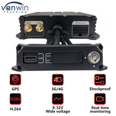 4CH Dual SD Card Mobile DVR Mini-Size Car Black Box im Fahrzeug CCTV 4G GPS MDVR