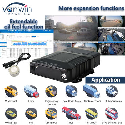8CH Videoüberwachung HDD Mobile DVR mit 4G GPS WIFI MDVR für Echtzeitüberwachung