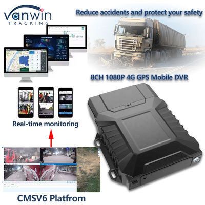 8CH Videoüberwachung HDD Mobile DVR mit 4G GPS WIFI MDVR für Echtzeitüberwachung