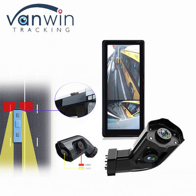 Wasserdicht HD 12,3 Zoll Lkw Bus E-Spiegel Seitenaufnahme Blinder Punkt Dual Lens Kamera System Seitenaufnahme Rückseite Auto Monitor