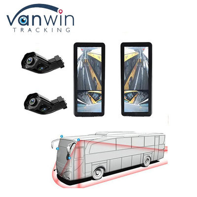 AHD 1080P DVR Wasserdicht 12,3 Zoll Front Rück Blind Area Car Monitor mit Rückansicht Seitenansicht Kamera
