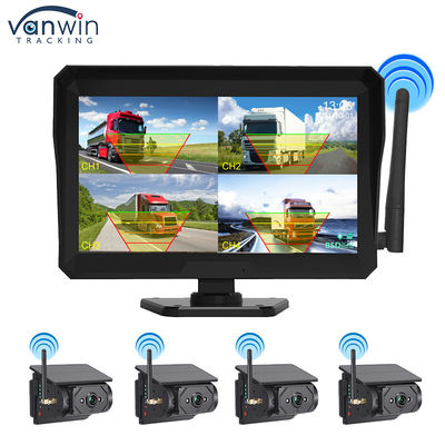 10.1 Zoll 1080P drahtloser Automonitor Kamera-Kit Nachtsicht Funktion Kamera Split Monitor