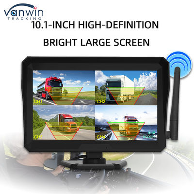 10.1 Zoll 1080P drahtloser Automonitor Kamera-Kit Nachtsicht Funktion Kamera Split Monitor