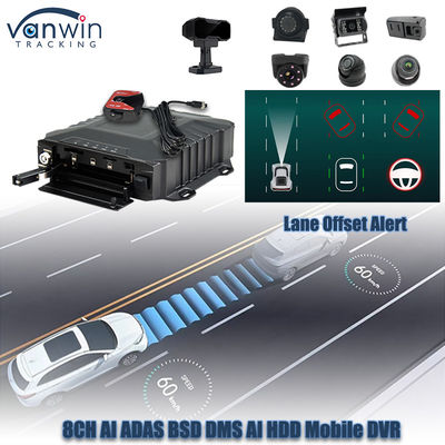 8CH 1080P Ai HDD Mobile DVR Echtzeitüberwachung und Nachverfolgung 4G Ai Adas DMS MDVR CCTV-System