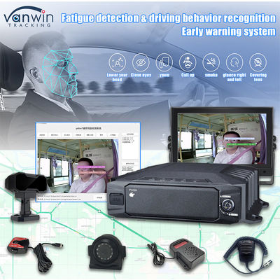8CH 1080P HDD AI Mobile DVR Sicherheitssysteme mit 4G GPS WIFI ADAS DSM BSD