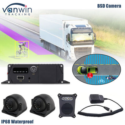 1080P AHD IP69K BSD AI Kamera Blind Spot Detection System Hilfe mit Schall und Licht Alarm