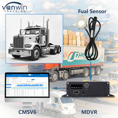 Sicherheitsüberwachung Mobil DVR Kraftstoffüberwachungssystem Fahrzeug MDVR CCTV GPS 4G für Lastwagen