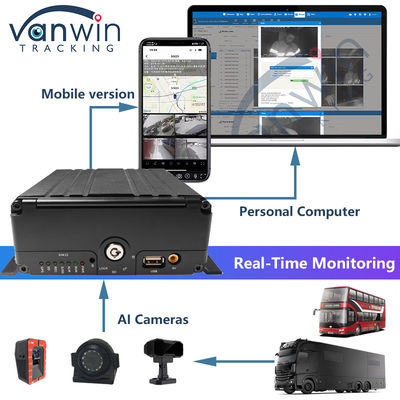 8CH AI Mobile DVR mit ADAS DMS BSD 4G und GPS Fahrzeug schwarze Box für Fahrzeugsicherheit