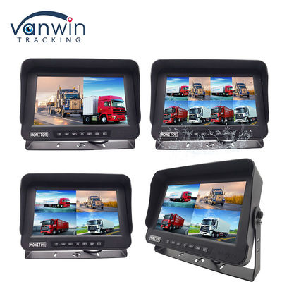 10.1 Zoll AHD 1080P MDVR Monitor 4 Kanal Full HD Wasserdicht Split Display Monitor für Fahrzeug
