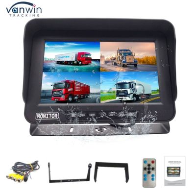4 Kanal-KI-Auto-Monitor Wasserdicht IPX69 Explosionssicher 10" AHD-Display für mechanische Fahrzeuge