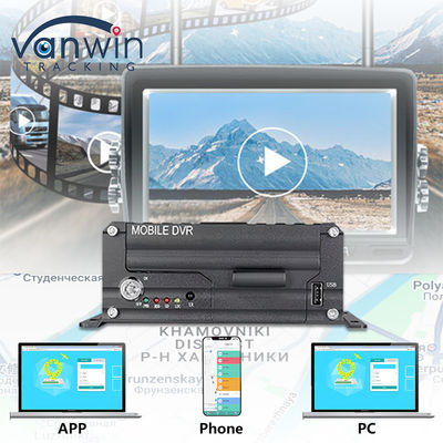 4CH 1080P HDD Mobile DVR 4G GPS Echtzeitüberwachung und Datenspeicherung