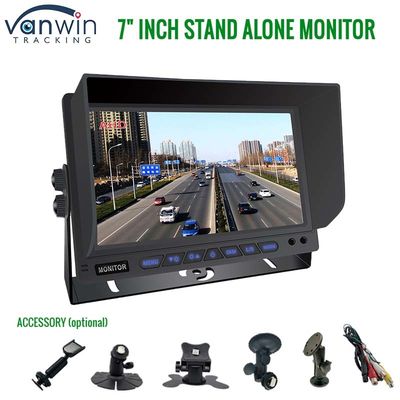 AHD-Monitor 4 Kanal 7 Zoll Full HD1080P MDVR Split Display Automonitor für Fahrzeug