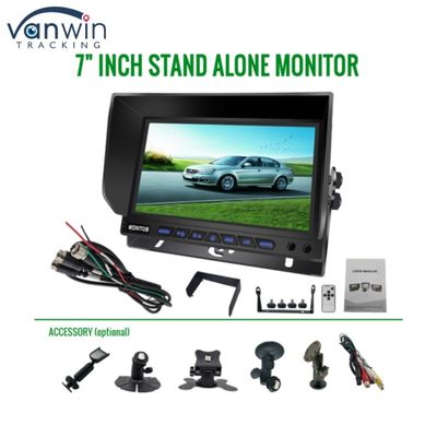 7-Zoll-AHD-Vierkanal-Split-Car-Monitor Fahrzeug-Display-Überwachungssystem