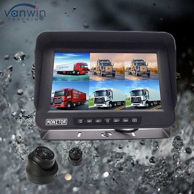 AHD 1080P MDVR Monitor 10,1 Zoll 6 Kanal wasserdicht Split Display Monitor SD-Karte für Fahrzeug