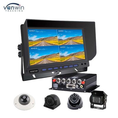 AHD/CVBS Multiple Video Mixed Input 4 Kanal 7 Zoll Split Display Automonitor für Fahrzeug