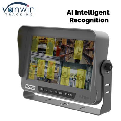 4 CH AI Fahrzeugüberwachungssystem IPX69 wasserdicht Explosionssicher 10-Zoll-AHD-Display