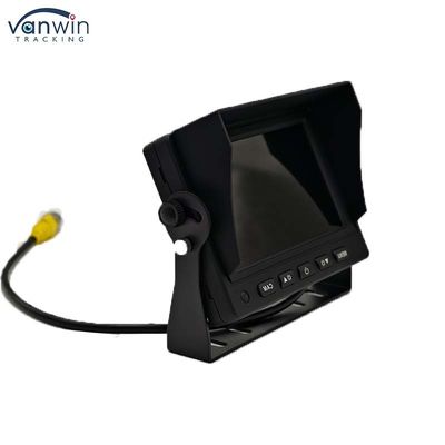 Mini 5 Zoll Auto TFT Monitor 2 Wege AHD 1080P 720P CVBS Mixed Video-Eingänge mit U-Form Halterung