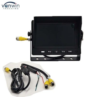 Mini 5 Zoll Auto TFT Monitor 2 Wege AHD 1080P 720P CVBS Mixed Video-Eingänge mit U-Form Halterung