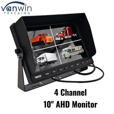 Schwarz hochauflösender 4 Kanal-Automonitor 7 "9" 10" Größe Optional für eine Vielzahl von Fahrzeugen PAL / NTSC-System