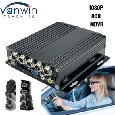 4G SD-Karte MDVR 1080P 8-Kanal-Fahrzeugrekorder mit GPS-Funktion geeignet für jede Flotte