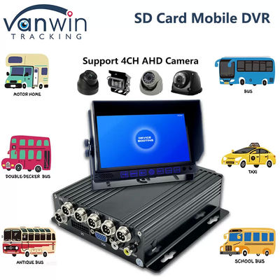 4G SD-Karte MDVR 1080P 8-Kanal-Fahrzeugrekorder mit GPS-Funktion geeignet für jede Flotte