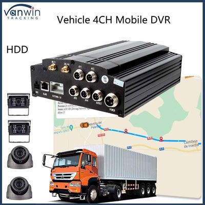 4 Kanal Mobil DVR 4G GPS WIFI HDD 1080P AHD Karte DVR für Stadtbus Lkw