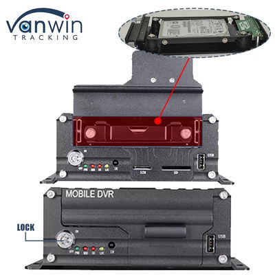 Professionelle 4CH HDD DVR Unterstützung ADAS DMS BSD Funktion 4G GPS Fahrzeug-Tracker