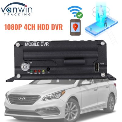1080P 4CH HDD DVR 5G GPS Tracker Fahrzeugüberwachungssystem für die Flottensicherheit